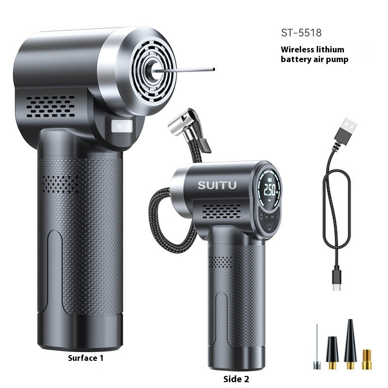 Tesoro de inflación de alta presión automático, inalámbrico, eléctrico, portátil, para neumáticos de coche
