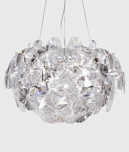 Lustre pomme de salon en acrylique LED