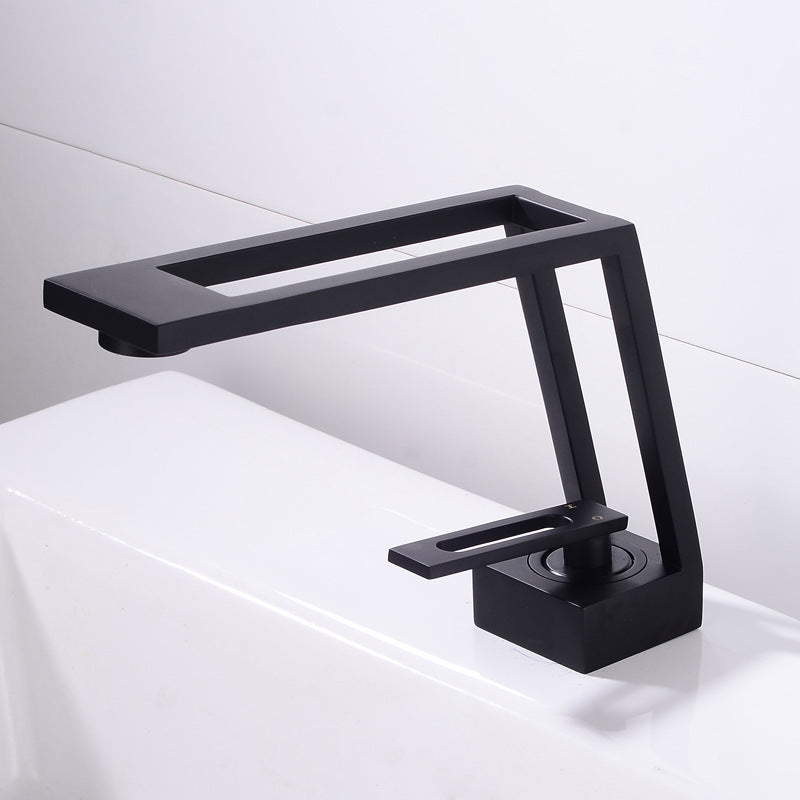 Inicio Gabinete de baño negro estilo loft industrial minimalista nórdico