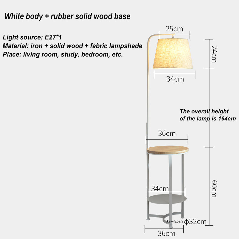 Lámpara de mesa de té vertical de sala de estar de lujo moderna