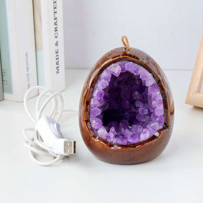 Jubaopen Amethyst Teeth Home Lighting