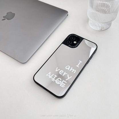 Ins Cold Wind Mirror Phone Case