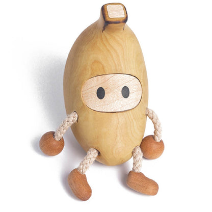 Creative Cute Solid Wood Banana Ornaments