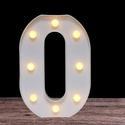 26 Letters White LED Night Light Marquee Sign Alphabet Lamp