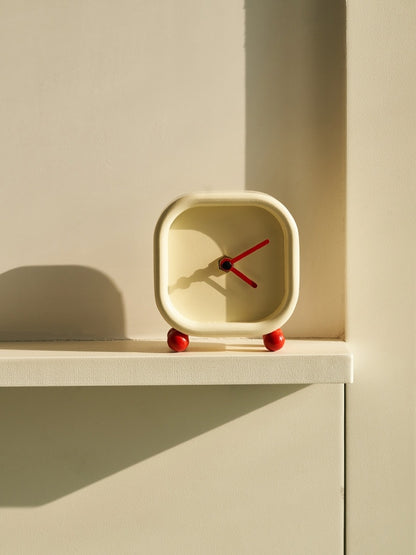 Reloj de mesa Preciosa decoración de mesa de madera para sala de estar y dormitorio