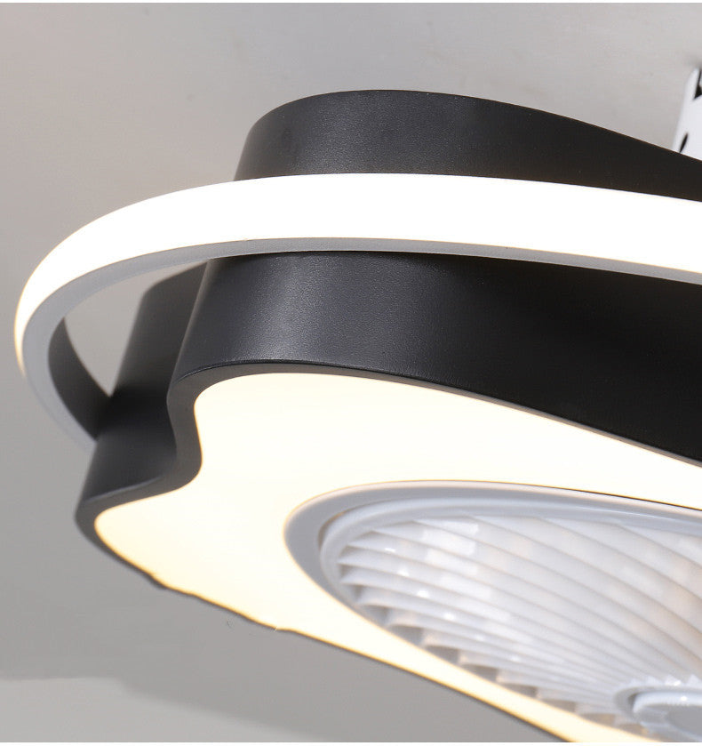 Smart Ceiling Fan Lamp Voice Control For Living Room Applicable To Bedroom