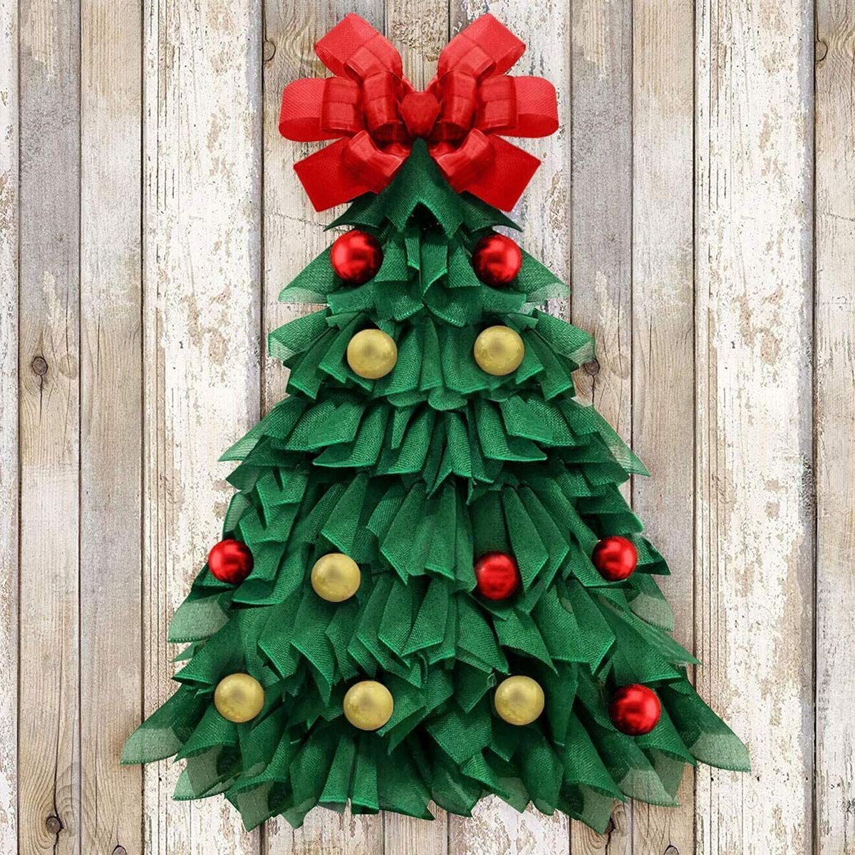 Christmas Tree Pendant Cloth Door Hanging Garland Decorations