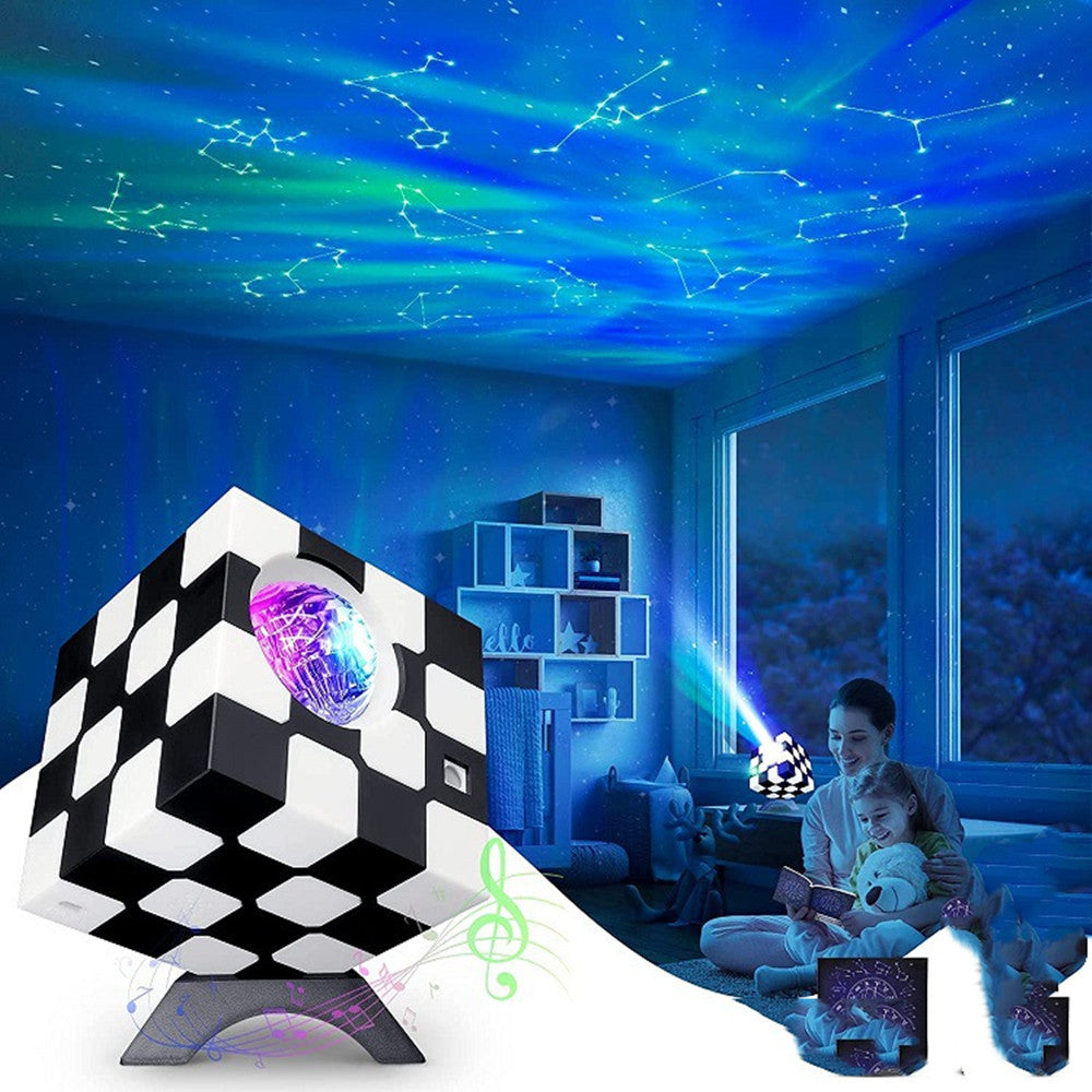 Rubik's Cube Zodiac Projection Lamp Christmas