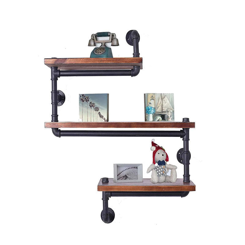 American Country Multi-functional Industrial Style Solid Wood Iron Storage Rack Towel Rack Hanger Table And Chair Coffee Table Furniture