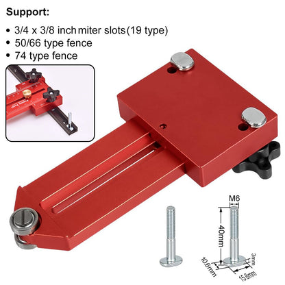 Machine de découpe, scie de Table, établi à rouleaux inversés, goulotte coulissante, outil de positionnement et de fixation