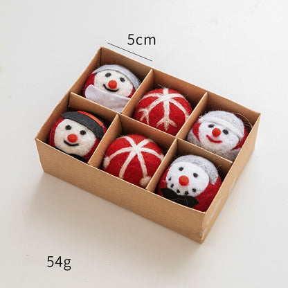 Material Diy Pendant Christmas Decorations Wool Felt