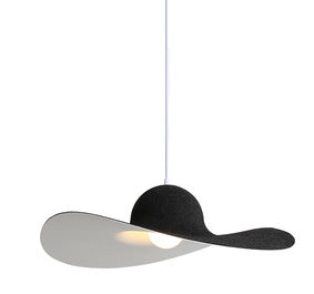 Lustre de chapeau créatif nordique moderne minimaliste