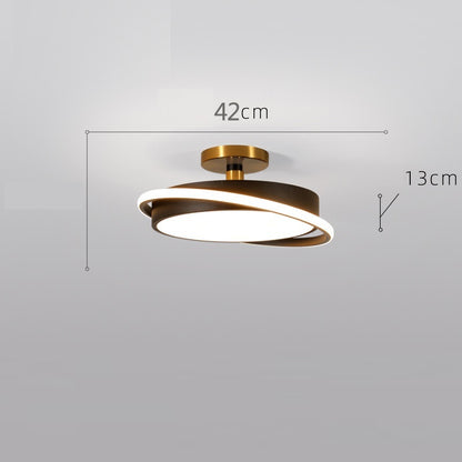 Bedroom Light Nordic Simple Modern Light Luxury Creative Round Led Ceiling Light Restaurant Designer Master Bedroom Room Light