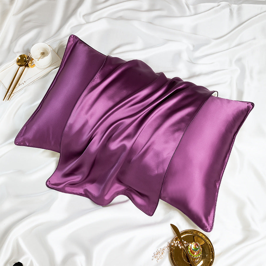 Silk Pillowcase One-pair Package Solid Color