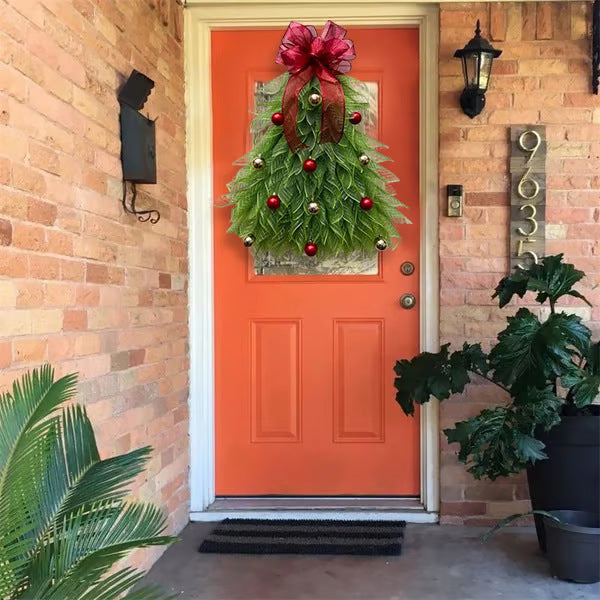 Guirnalda de Navidad hecha a mano para decorar el árbol de Navidad