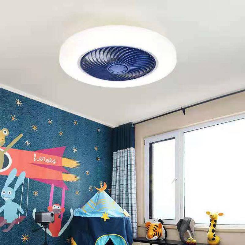 Lámpara de ventilador de techo ultrafina para dormitorio y sala de estar