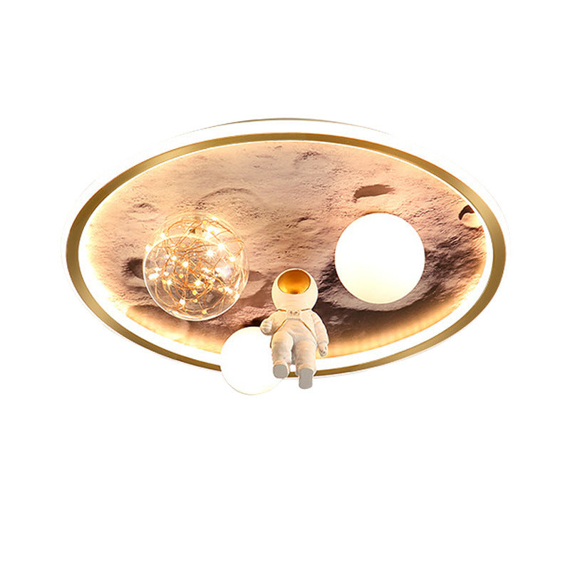 Astronaut Ceiling Light Modern Creative Art