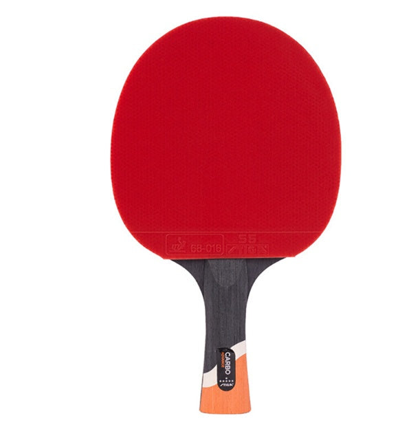 Raquetas de tenis de mesa Raqueta de tenis de mesa profesional de un solo tiro 6 estrellas seis carbono mango largo agarre Shakehand mango corto recto