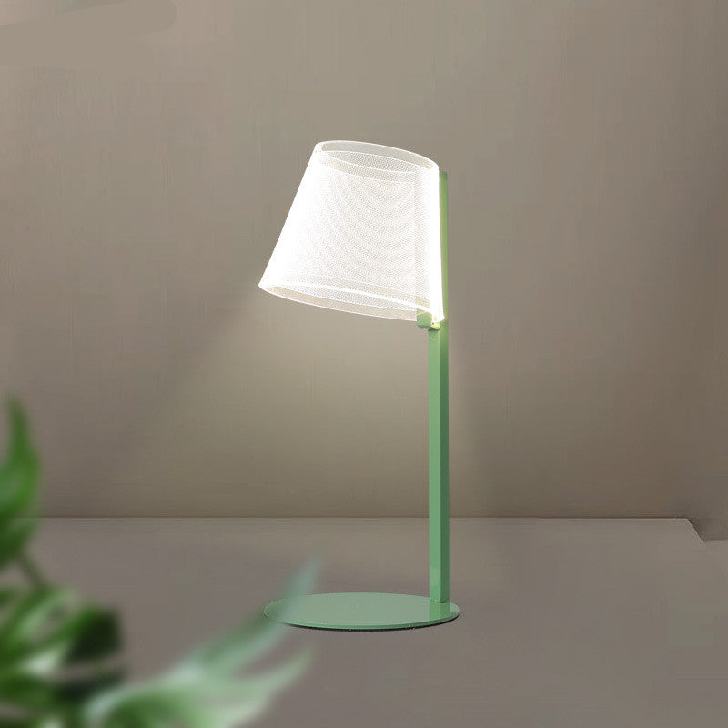 Lampe de bureau en acrylique à personnalité créative à LED