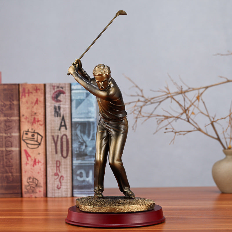 Creative Home Resin Golf Character Decoration