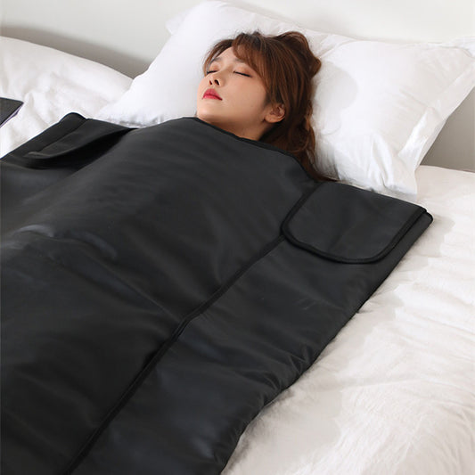 Couverture de sauna infrarouge avec fermeture éclair, Velcro imperméable et anti-inflammable.