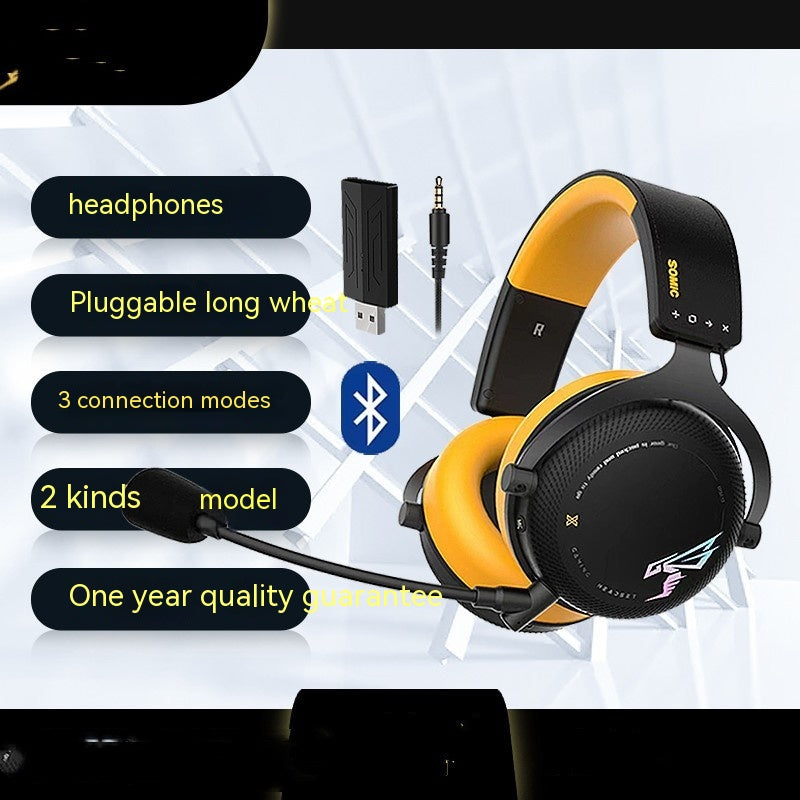 G760 Wireless Bluetooth Three-mode Headphone Head Mounted