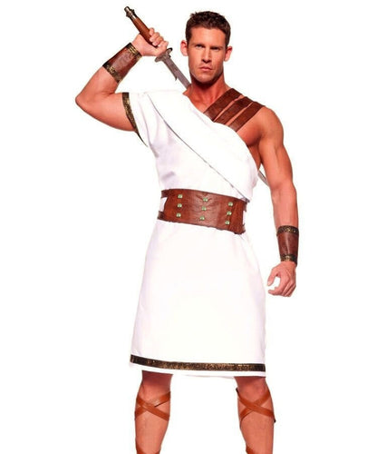 Halloween Cosplay Ancient Greek King Gladiator Costume Couple Outfit Stage Costume