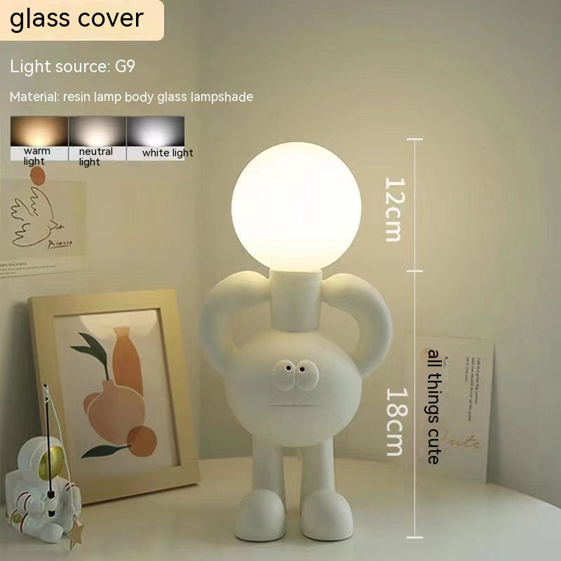 Chambre à coucher dessin animé mignon créatif décoratif petite lampe de nuit