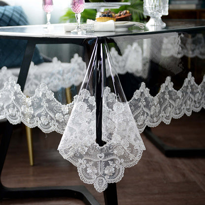 Oil-proof Transparent Table Mat Disposable Coffee Table Cloth