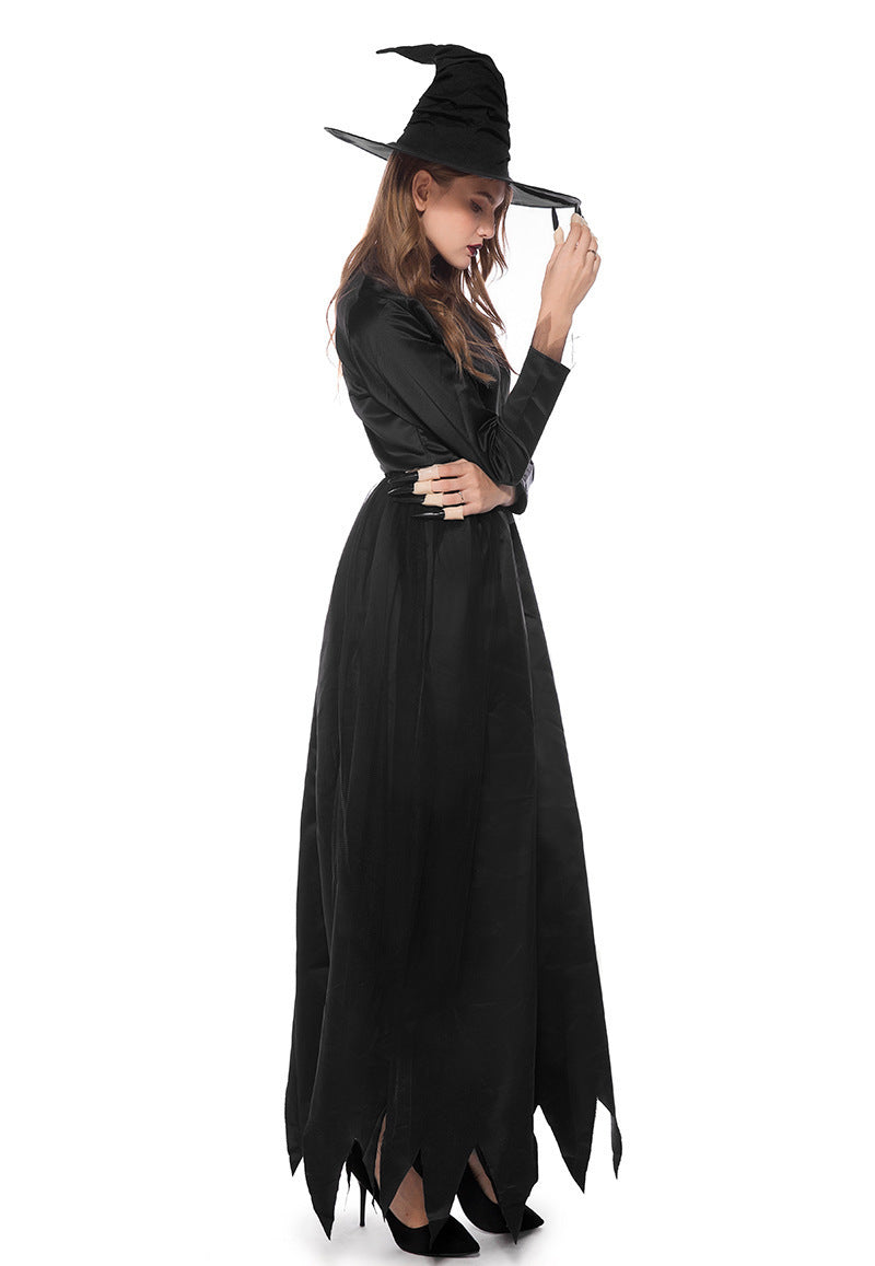 Halloween Fashion Black Witch Costume Suit