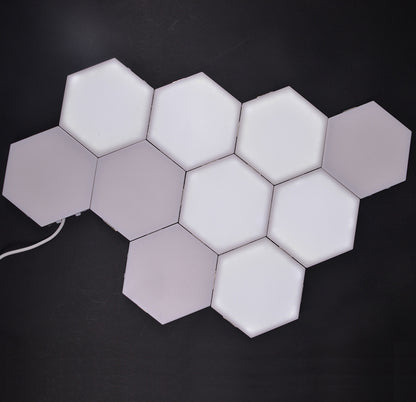 Lámpara De Nido De Abeja Quantum Touch Tik Tok Con Decoración De Pared De Fondo Creativo