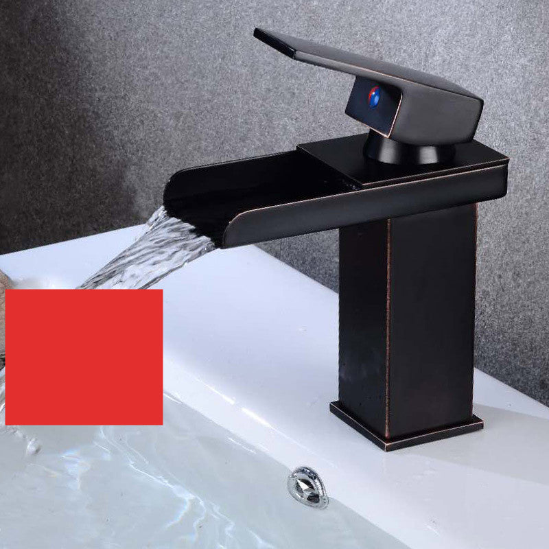 Robinet d'alimentation chaude et froide en cascade pour salle de bain