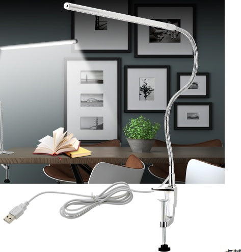 Plug-in High-brightness Nail Lighting Table Lamp LED Clip Table Lamp Long Arm