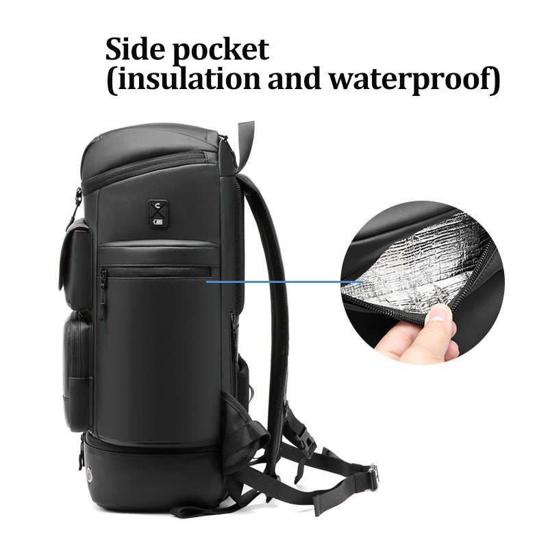 Bolso de hombro para hombre de gran capacidad al aire libre impermeable viaje