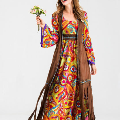 Halloween Retro Disco Hippie Costume