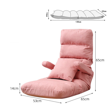 Coussin pliant domestique simple de couleur unie