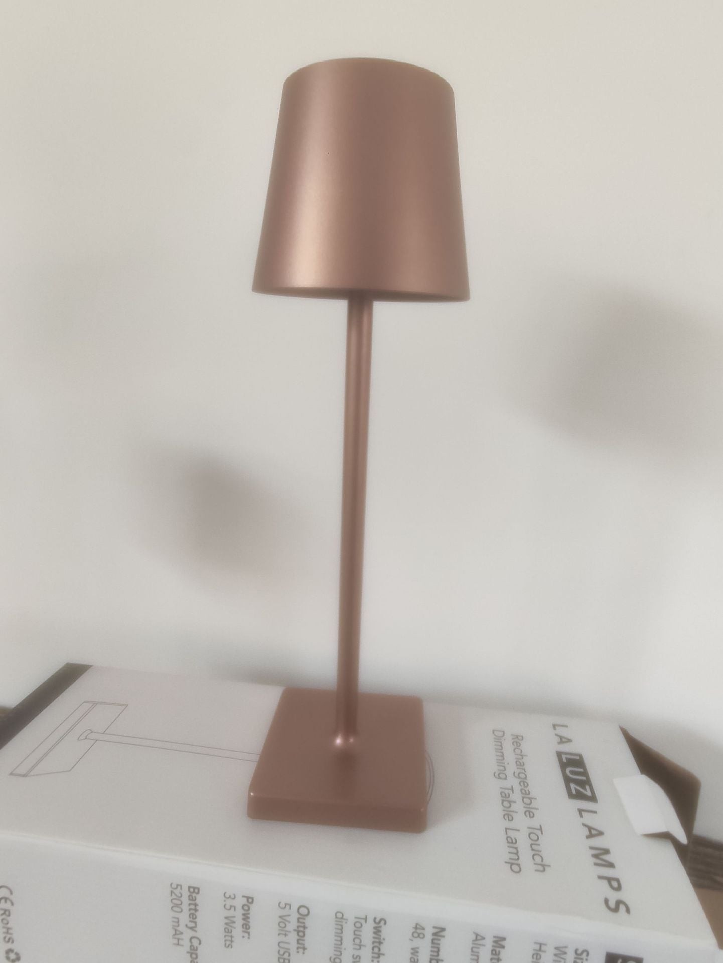 Touch Dimming Table Coffee Shop Decorative Table Lamp