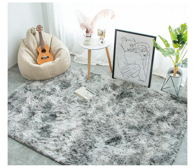 Nordic Round Carpet Silk Wool Living Room Coffee Table Lovely Bedroom Bedside Computer Chair Hanging Basket Yoga Mat Home