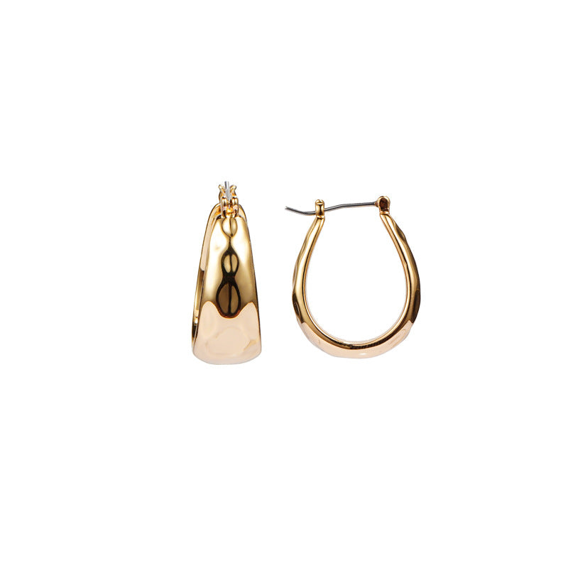 INS Boucles d'oreilles de style simple au tempérament froid