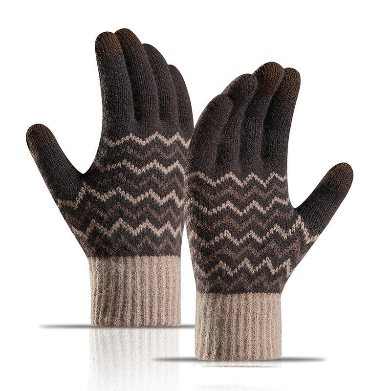 Gants chauds d'extérieur résistants au froid pour hommes