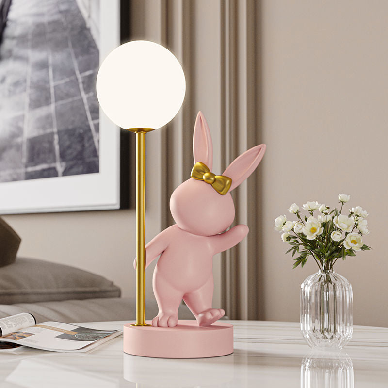 Milk Candy Rabbit Wedding Lamp Bedroom Bedside