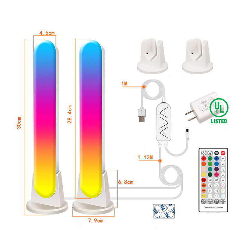 Lumière d'ambiance LED pour ordinateur de bureau fantôme WIFI