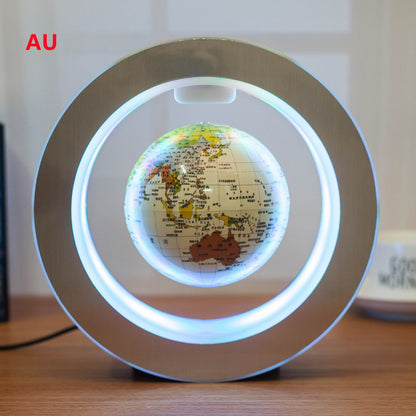 Carte du monde LED ronde, Globe flottant, lumière à lévitation magnétique, Anti-gravité, magie