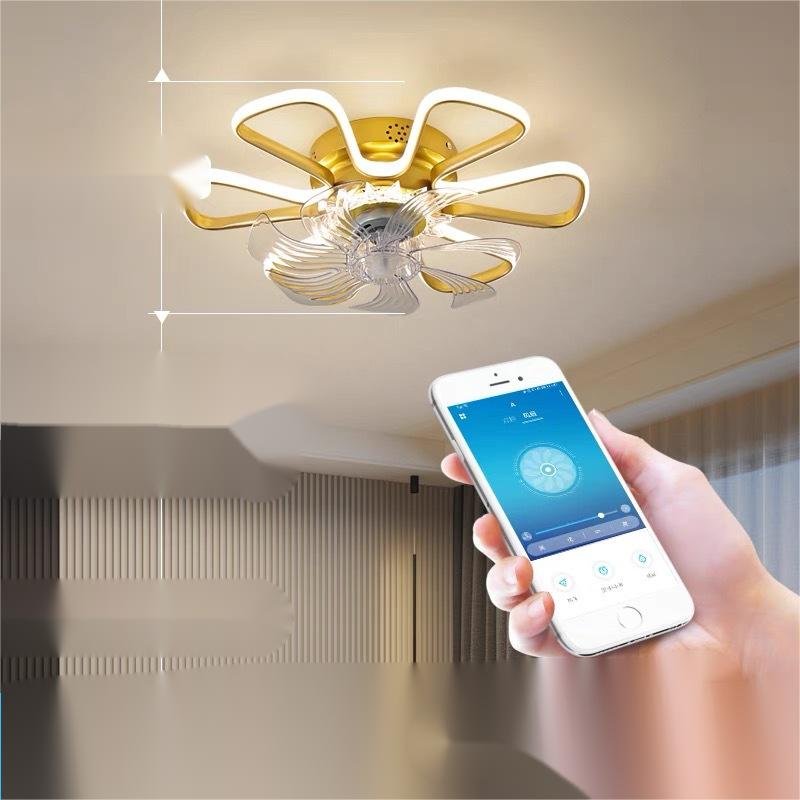 Intelligent Tmall Genie Voice Control Ceiling Fan Light