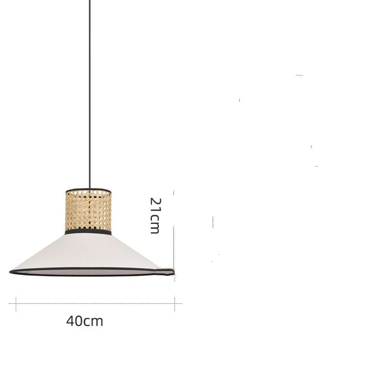 Idée rétro de lustre de style japonais