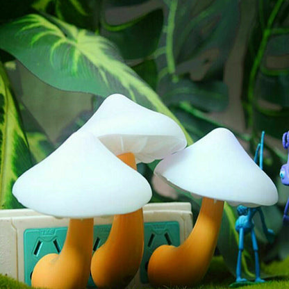 Lumières LED en forme de champignon avec capteurs automatiques, lampes de décoration intérieure