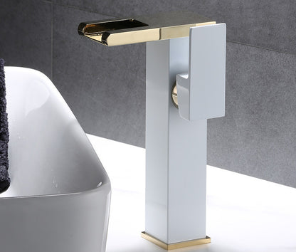 High End Copper LED Waterfall Faucet