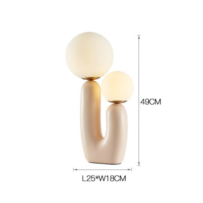 Postmodern Designer Sof Model Room Creative Decoration Bedroom Lamp