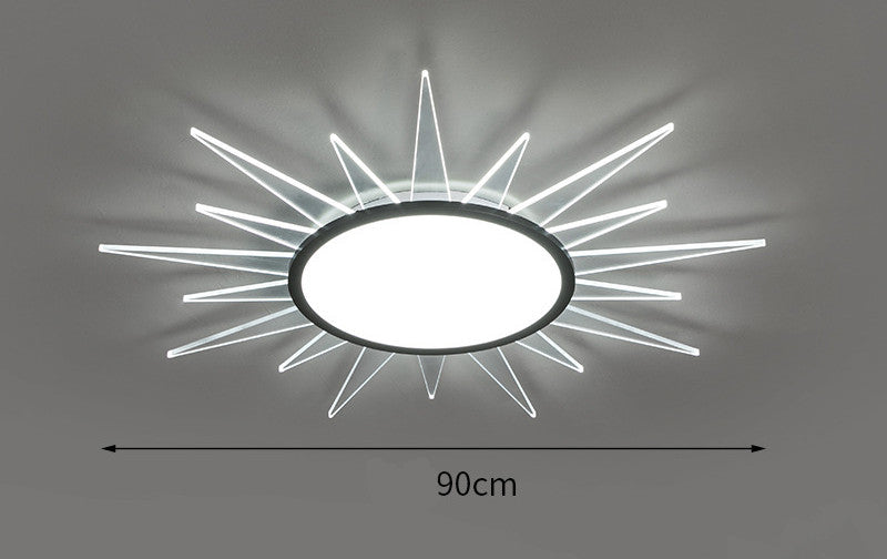 Lámpara Led Para Sala De Estar Ambiente Moderno Y Sencillo.