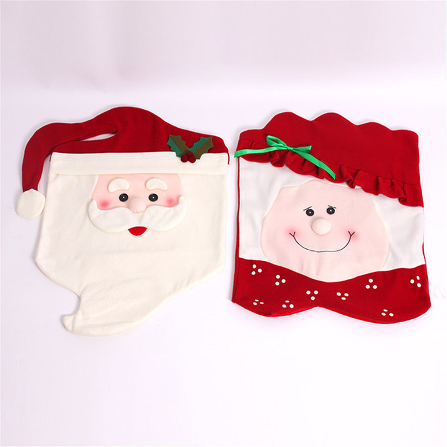 Christmas Decorations Husband And Wife Dining Chair Cover